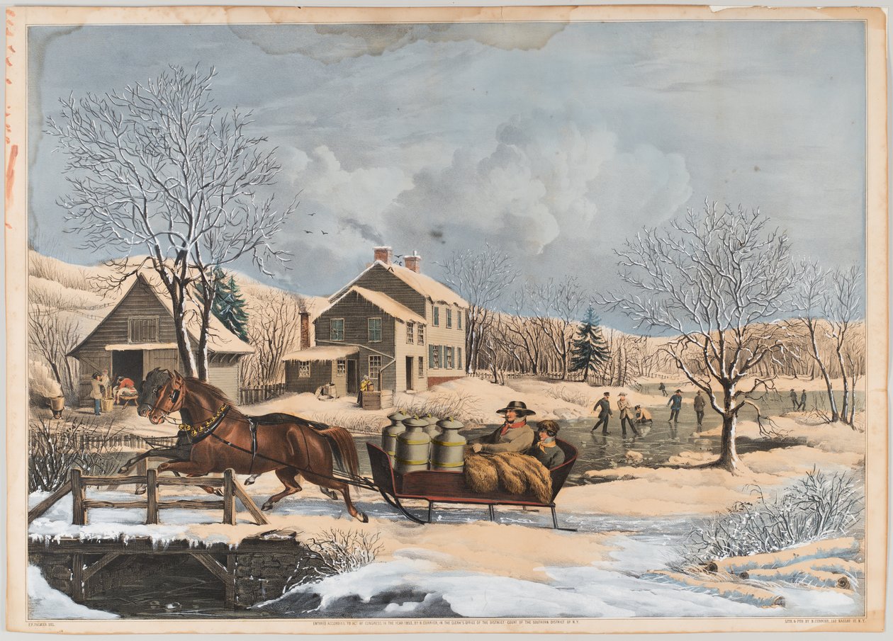 Amerikanske bondescener nr. 4 af American School