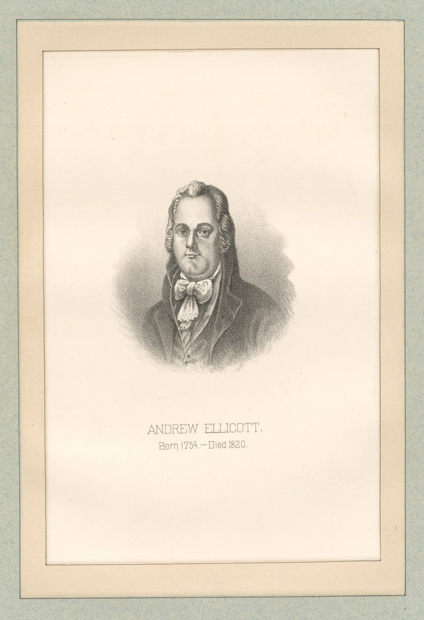 Andrew Ellicot, fra "A New Nation..." af John Benson Lossing af American School