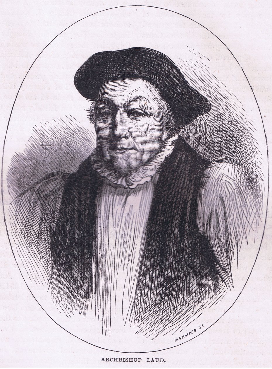 Ærkebiskop Laud, illustration fra Cassell