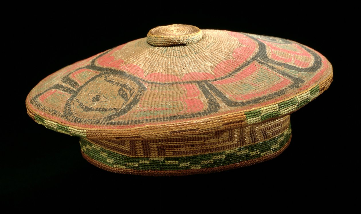 Basketry Cap, før 1849 (plantefibre) af American School