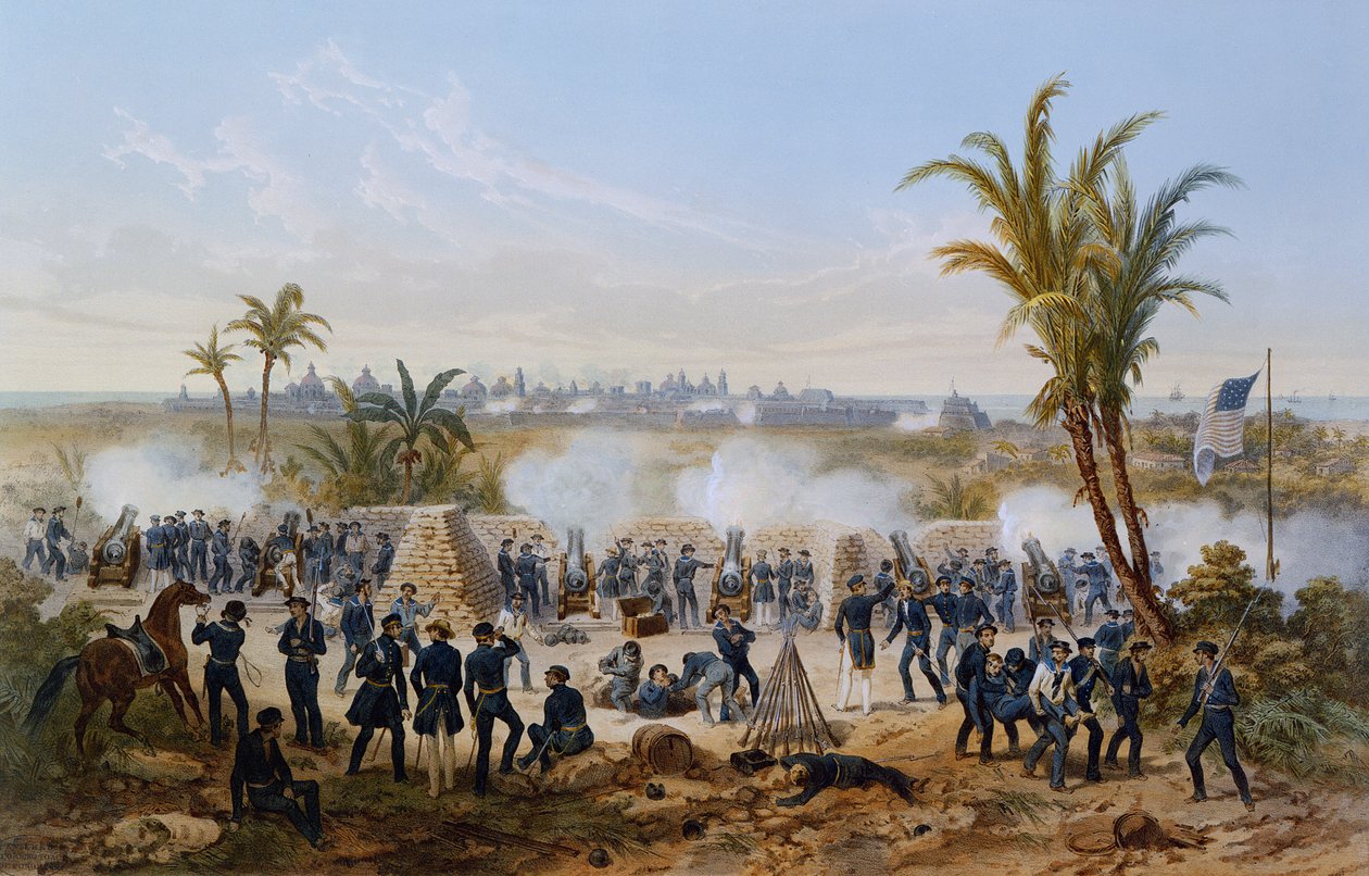 Bombardement af Veracruz, marts 1847 af American School