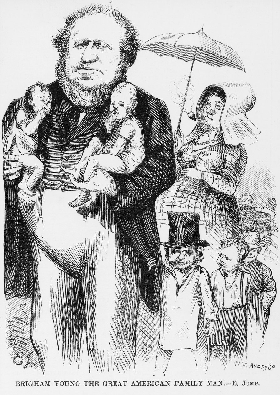 Brigham Young (1801-77) den store amerikanske familiefar af American School