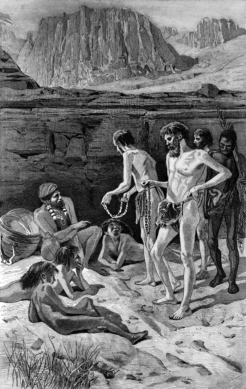 Cabeza de Vaca og hans ledsagere af American School