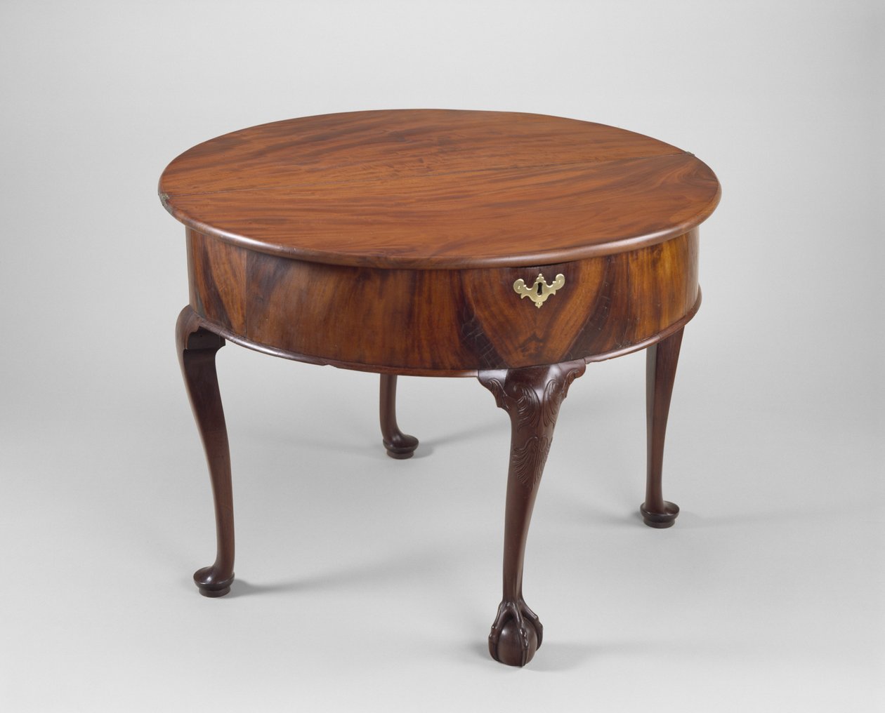 Kortbord, ca. 1760-1780 (mahogni; fyrretræ, hvid eg og ahorn) af American School
