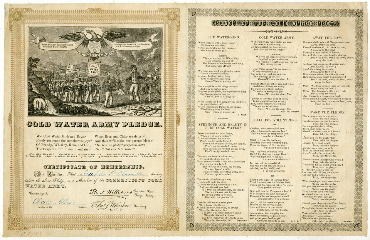 Cold Water Army Pledge af American School