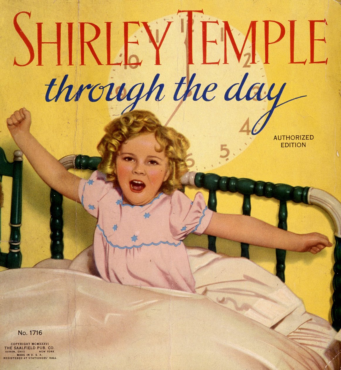 Forside af et amerikansk magasin: Shirley Temple, amerikansk filmskuespillerinde i en alder af 6 (1929-). af American School