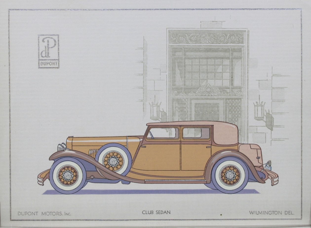 DuPont Motor Cars: Club Sedan, 1921 af American School