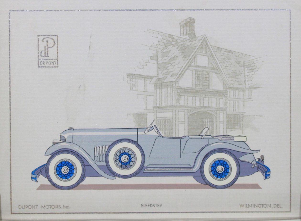 DuPont Motor Cars: Speedster, 1921 af American School
