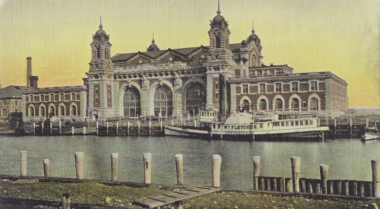 Ellis Island - Immigration Depot, New York af American School