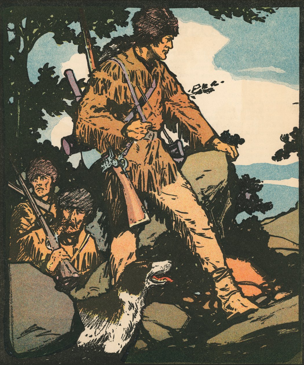 Opdagelsesrejsende: Frontiersman Daniel Boone af American School