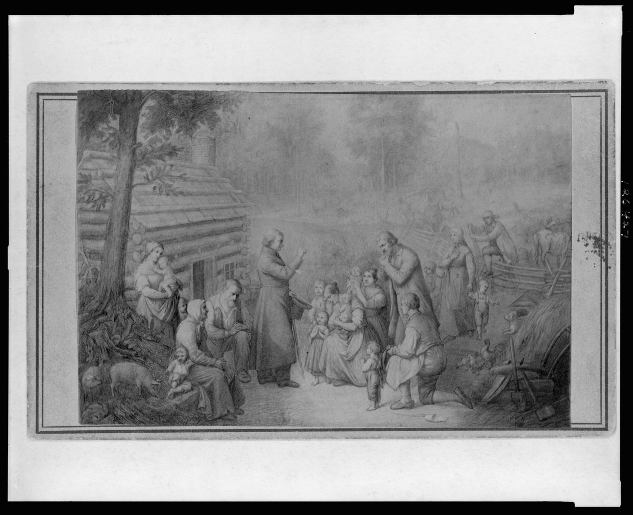 Fader Fenwicks opdagelse af de første katolikker i Ohio, ca. 1870 af American School