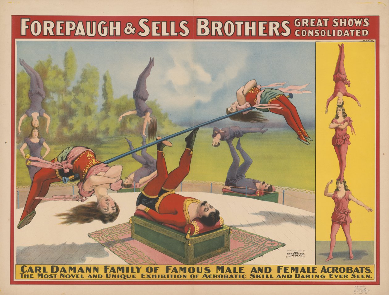 Forepaugh & Sells Brothers store shows konsolideret, 1899 af American School