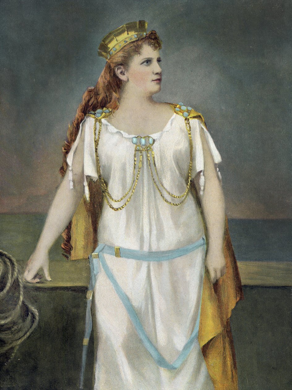 Frau Katherine Klafsky som Isolde, udgivet af D. Appleton & Co., New York, trykt af Goupil, 1893 (typogravure) af American School