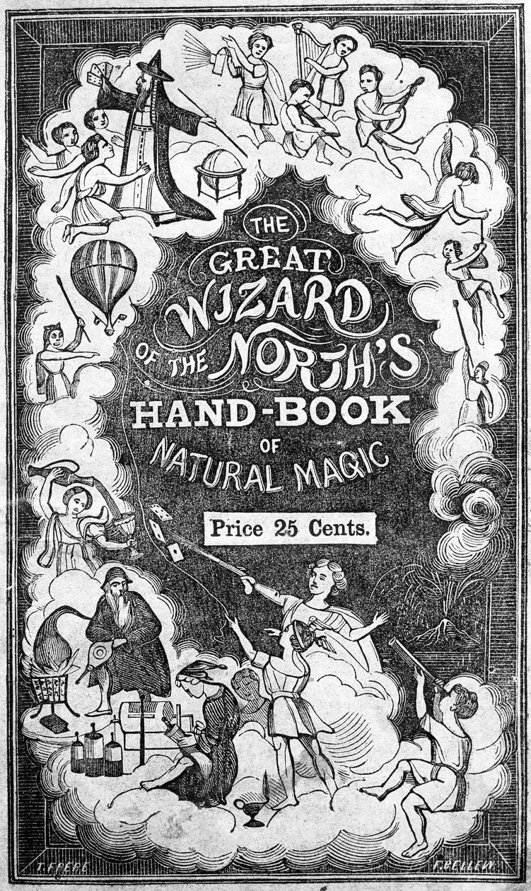 Forsiden af The Great Wizard of the Norths Handbook of Natural Magic af John H. Anderson af American School