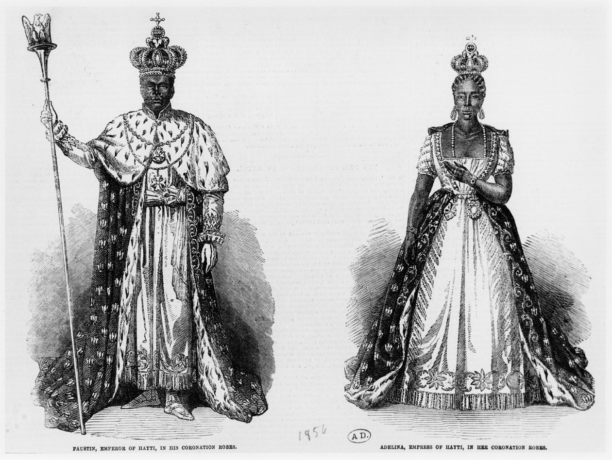 General Faustin Soulouque (ca. 1785-1867) som kejser af Haiti, og Adelina som kejserinde af Haiti, 1856 af American School