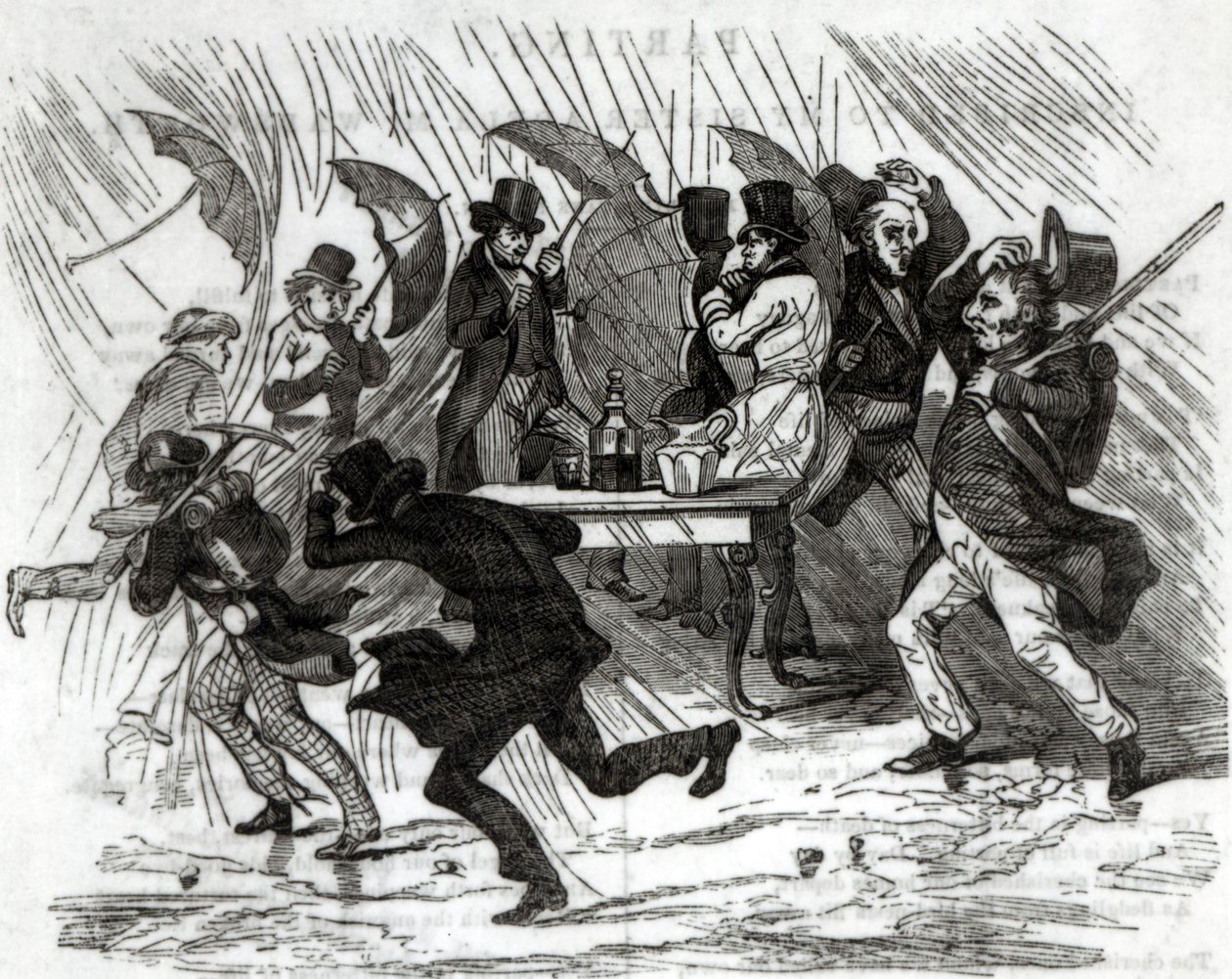 Går rundt om hornet, 1849 af American School