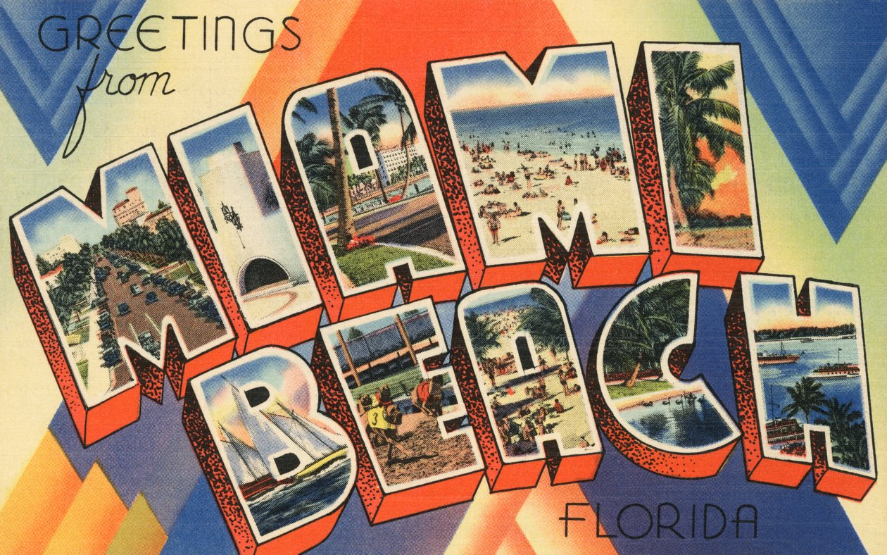 Hilsen fra Miami Beach, Florida af American School