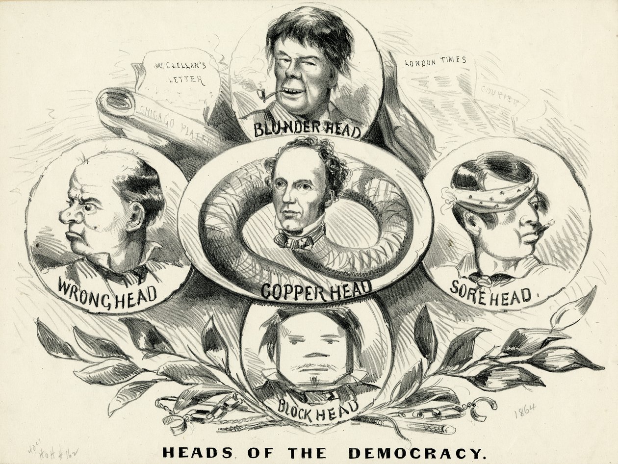 Demokratiets ledere, 1864 af American School