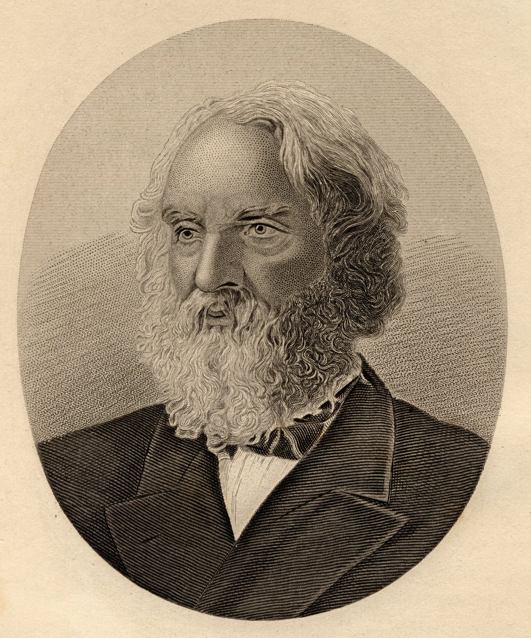 Henry Wadsworth Longfellow (1807-82) af American School