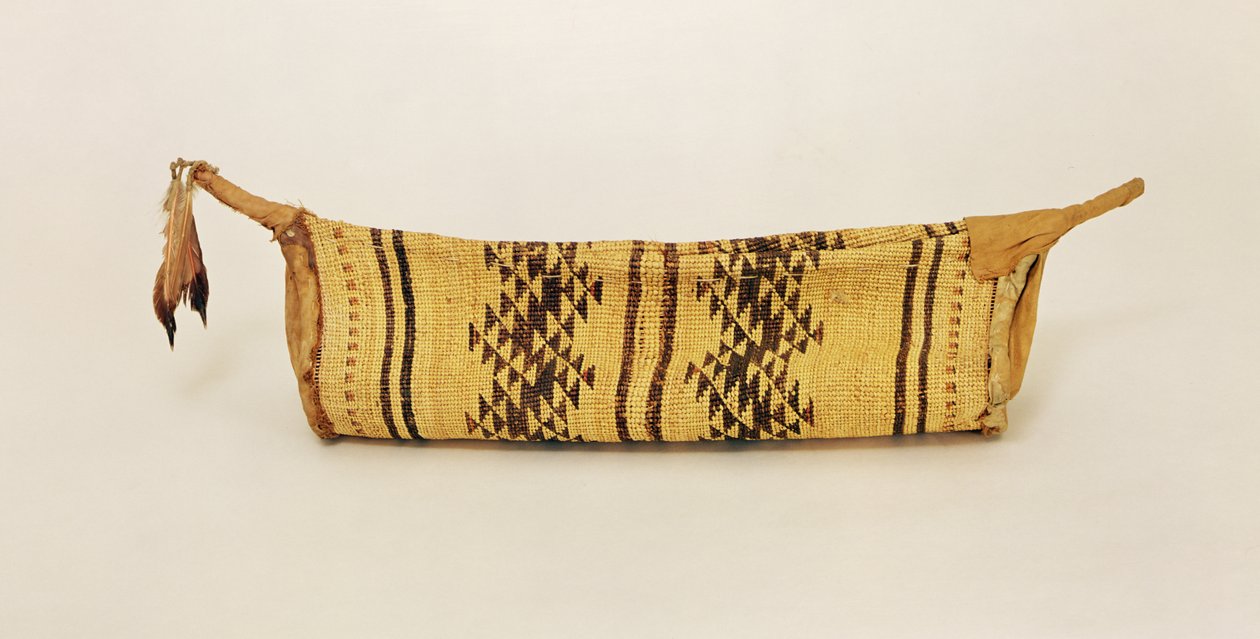 Hupa hoppe dansekurv, fra North Carolina (vævet fiber) af American School