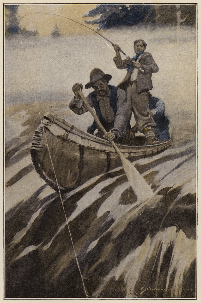 Illustration til Days Off and Other Digressions (farvelitografi) af American School