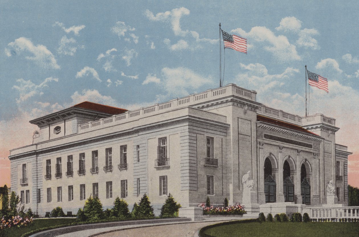 International Union of American Republics, Washington DC (farvelitografi) af American School