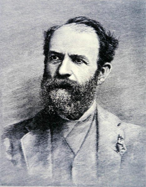 Jay Gould (1836-92) (gravering) af American School