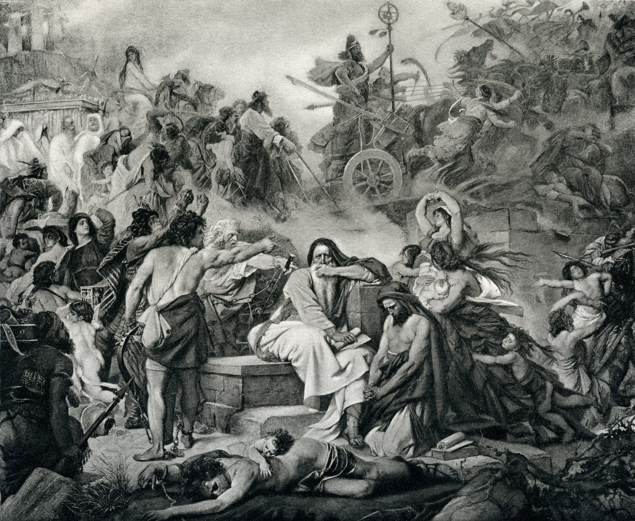 Jeremias ved Jerusalems fald, fra 