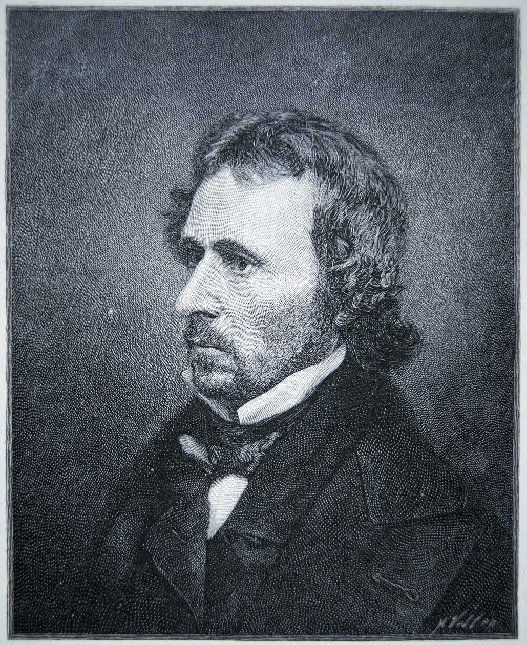 John Charles Fremont (1813-90) (gravering) af American School