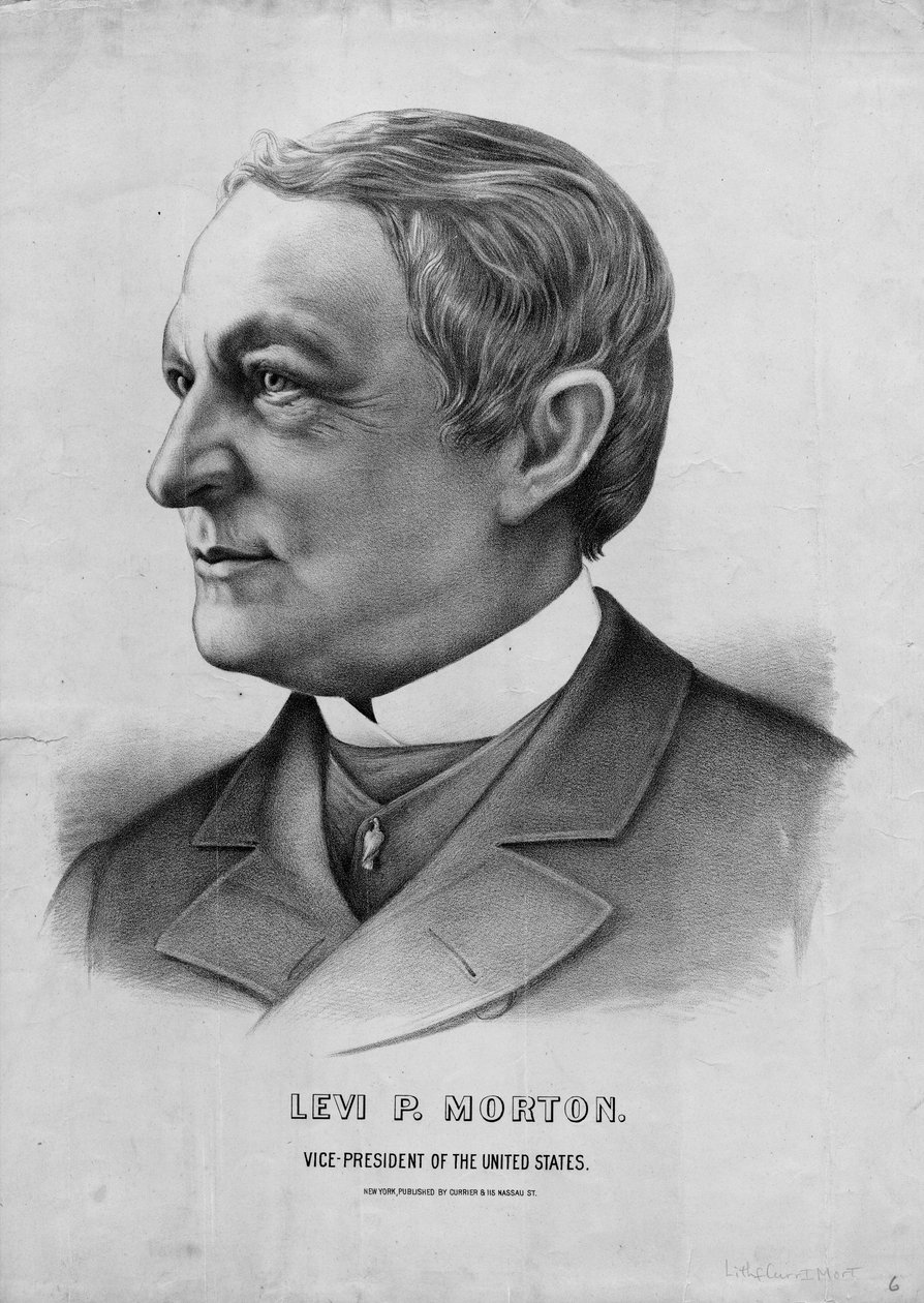 Levi P. Morton, vicepræsident i USA, pub. af Currier & Ives, 1889-93 af American School