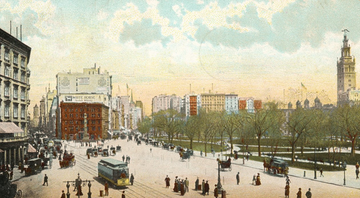 Madison Square, New York, 1906 af American School