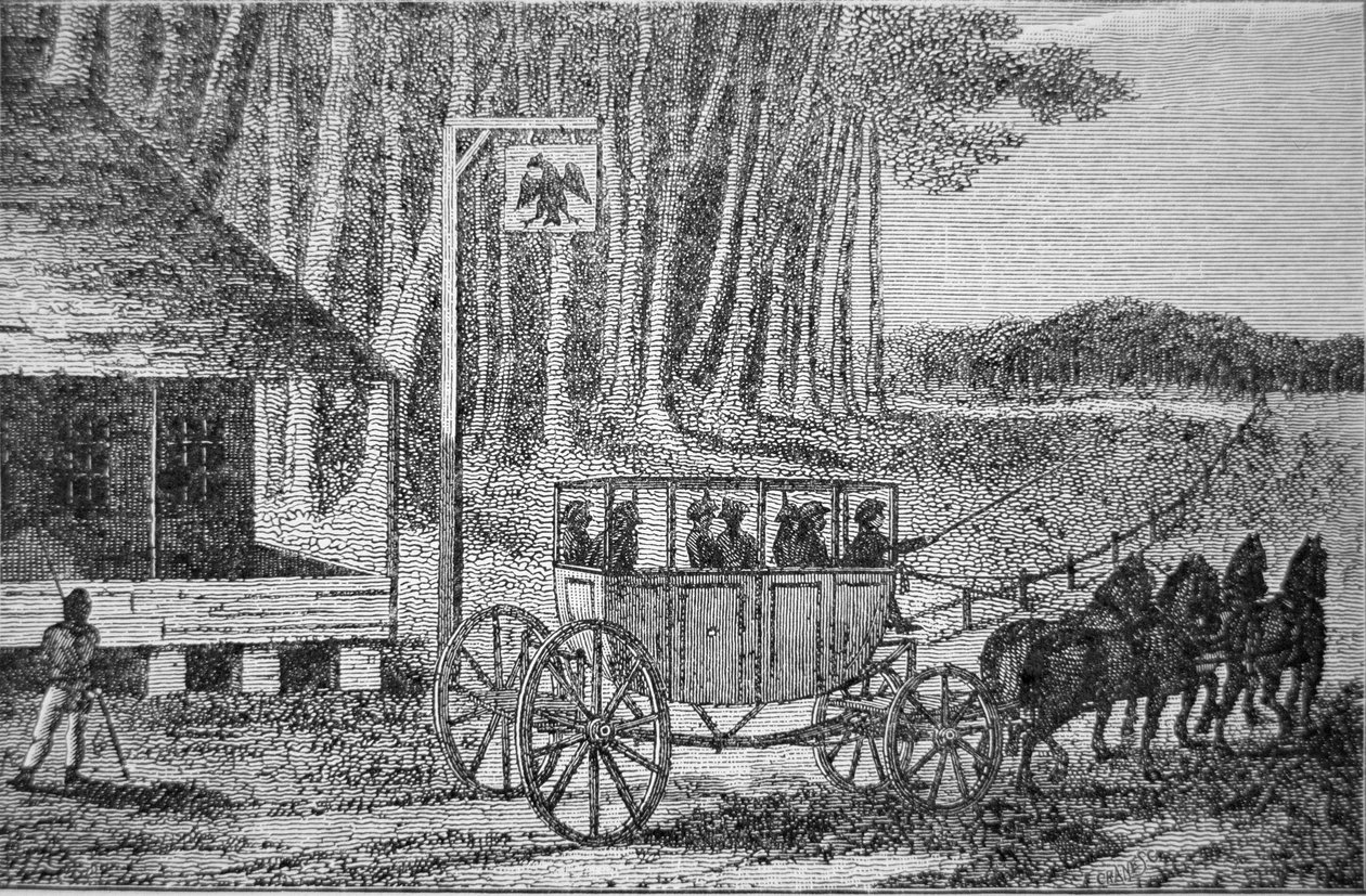 Mail Coach, illustration fra 