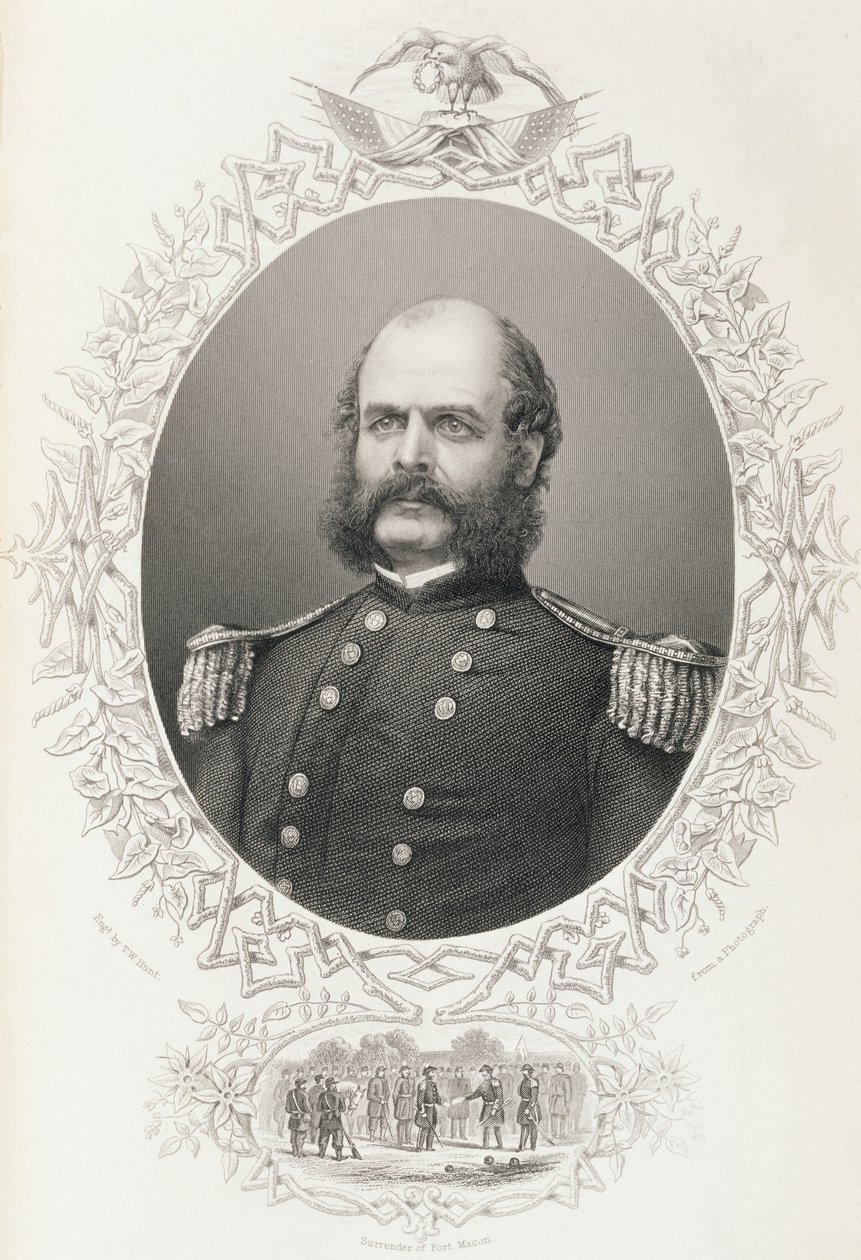 Generalmajor Ambrose Everett Burnside, fra 