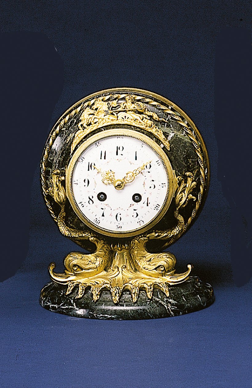 Mantel-ur forhandlet af Black, Starr & Frost, ca. 1875-1900 af American School