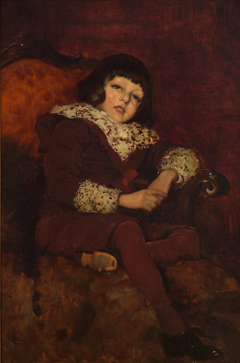 Master Mavor (olie på lærred) af American School