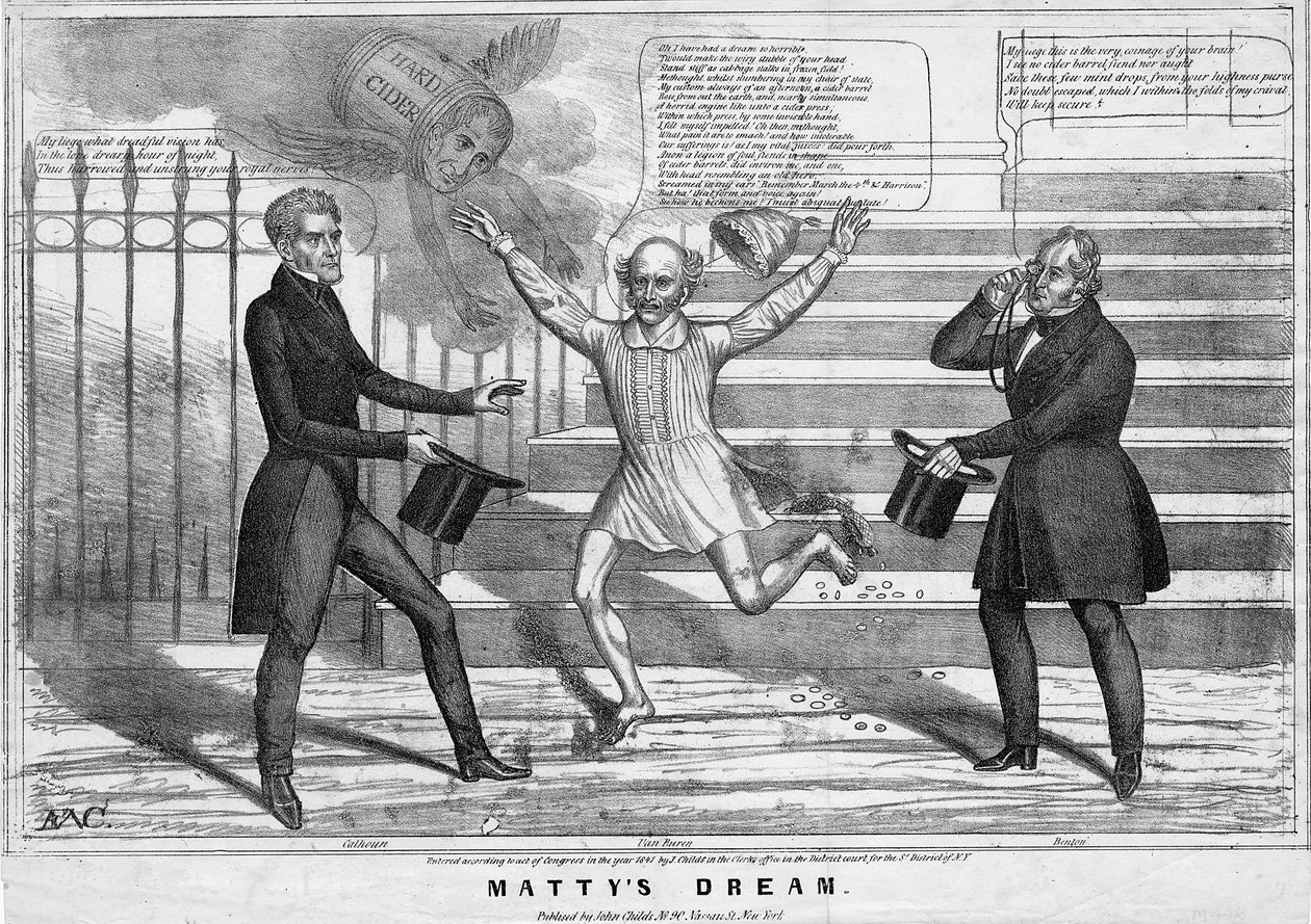Mattys drøm, udgivet af John Childs, New York, 1841 af American School