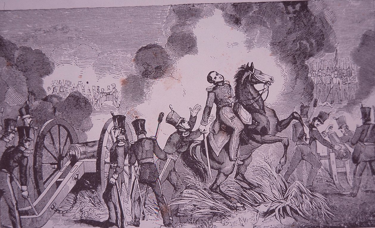 Mexicansk-amerikansk krig (1846-48), slaget ved Palo Alto og major Ringgolds død af American School