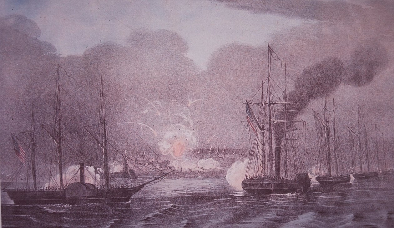 Mexicansk-amerikansk krig (1846-48), amerikansk flåde bombarderede Veracruz af American School
