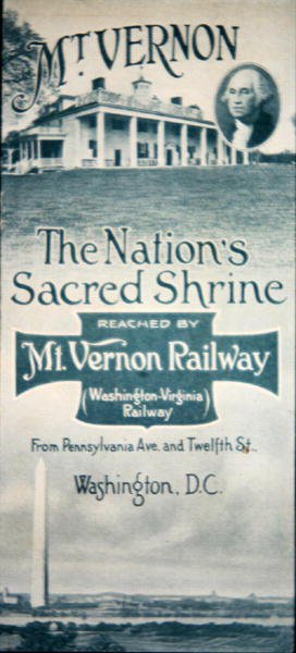 Mt. Vernon Railway reklamefolder af American School