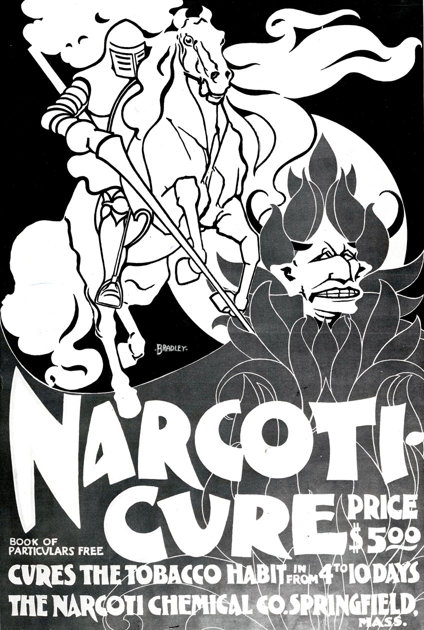 Narcotui-Cure, designet af William H. Bradley, 1895 af American School