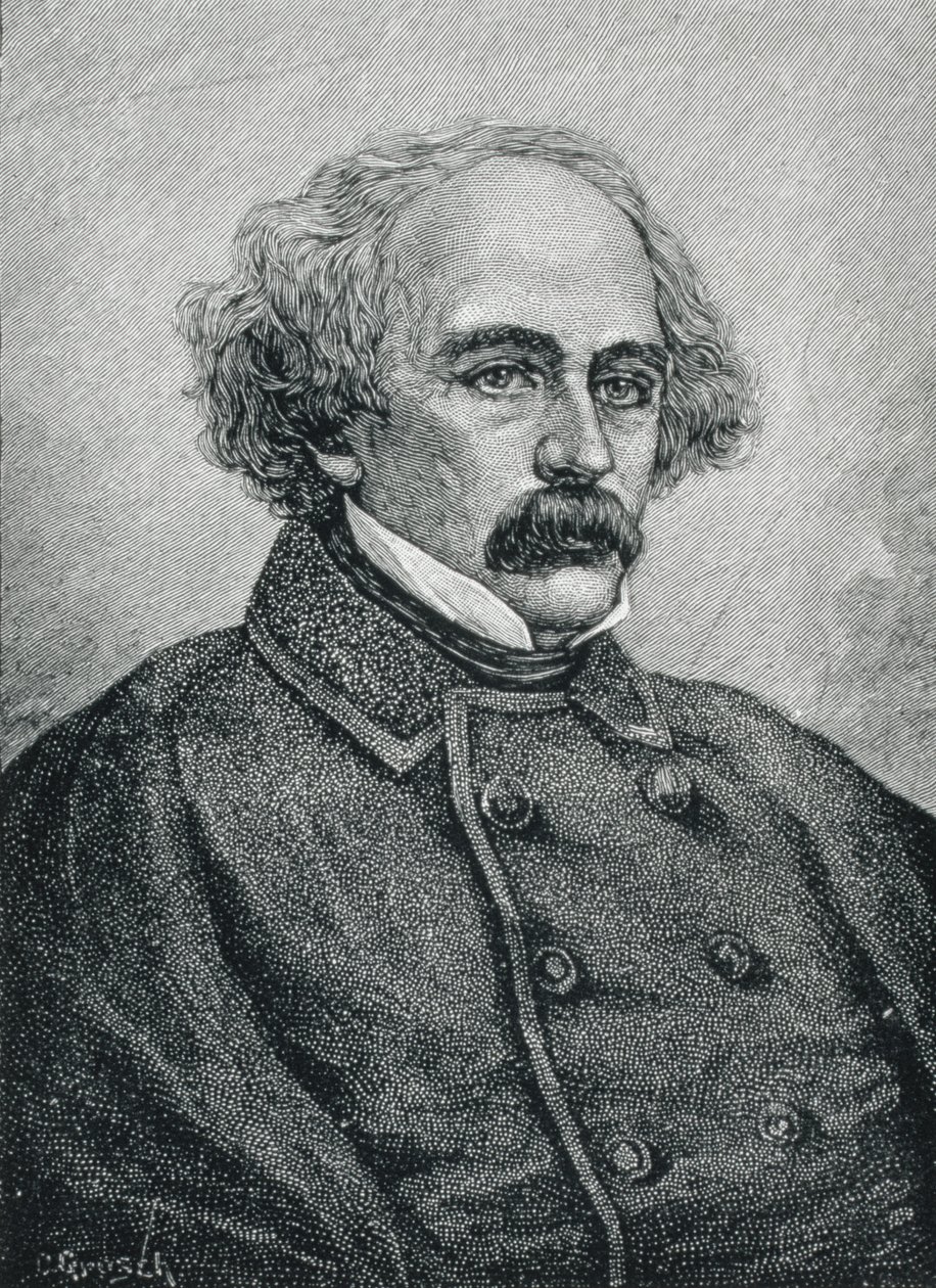 Nathaniel Hawthorne (1804-1864) Amerikansk forfatter af American School