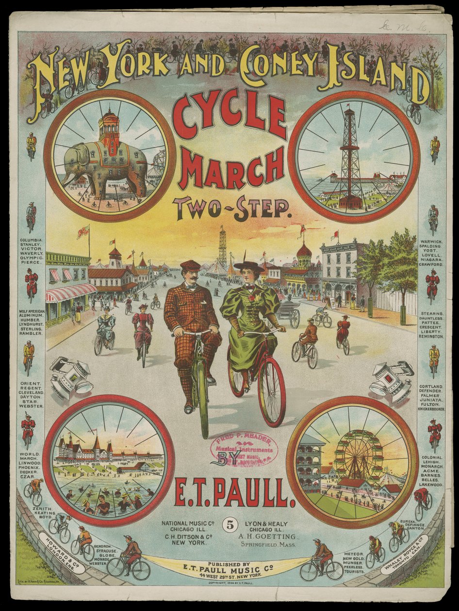 New York og Coney Island Cycle March af American School