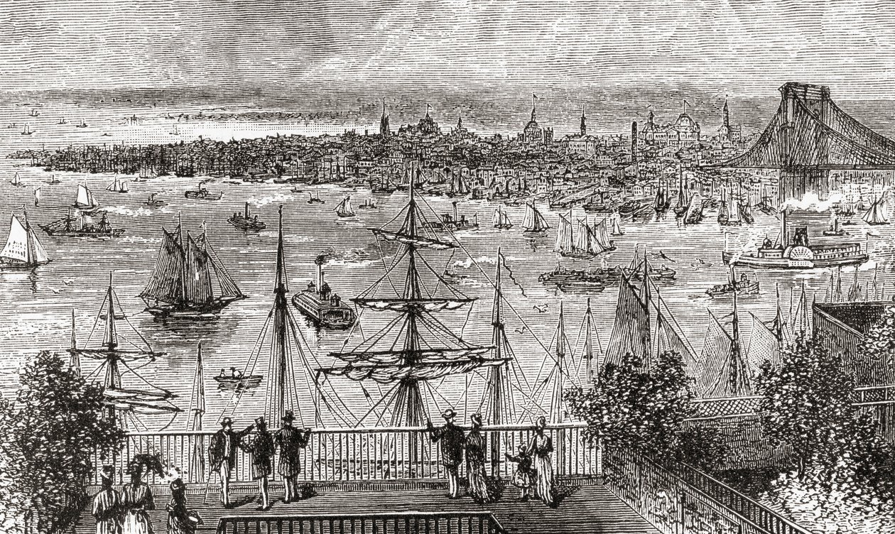 New York i det 19. århundrede af American School