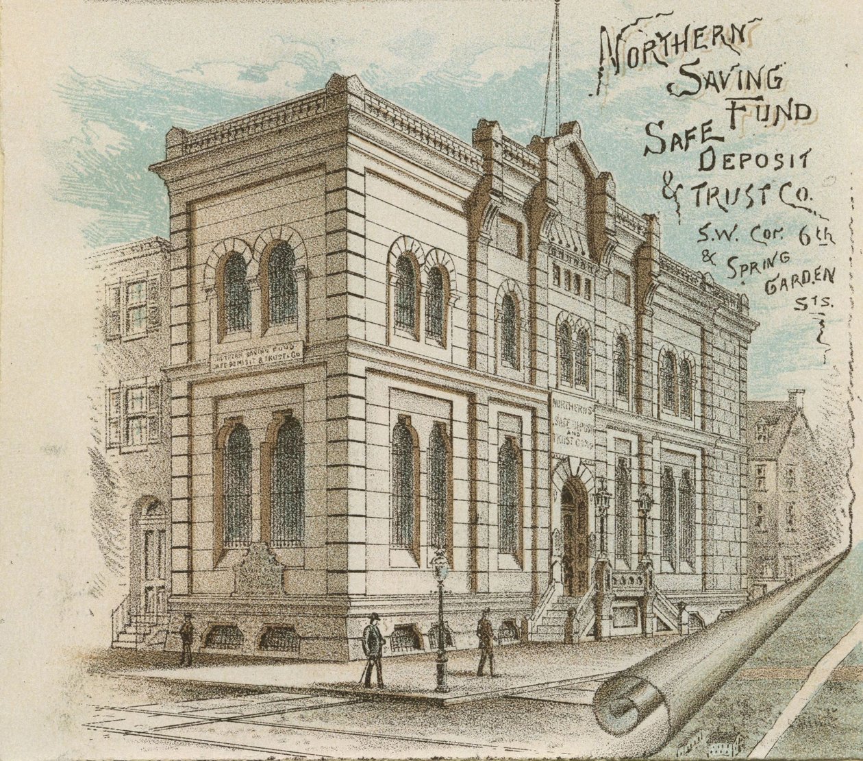 Northern Saving Fund Safe Deposit & Trust Co., 1885-86 af American School
