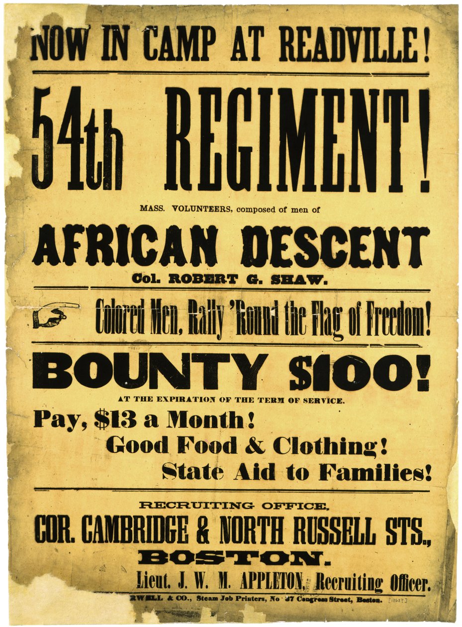 Nu i lejren i Readville! 54. regiment!, ca. 1863 af American School