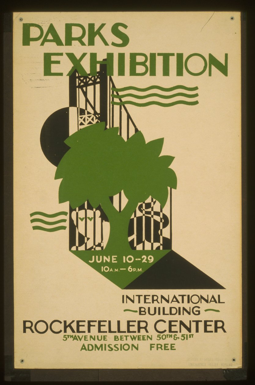 Parks Exhibition, International Building, Rockefeller Center, udført af Mayor