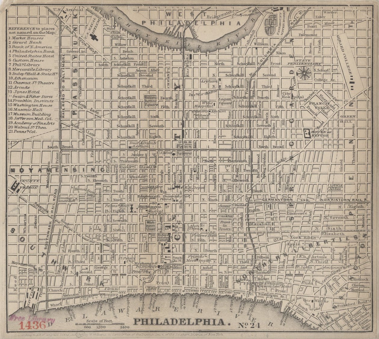 Philadelphia, 1848 af American School