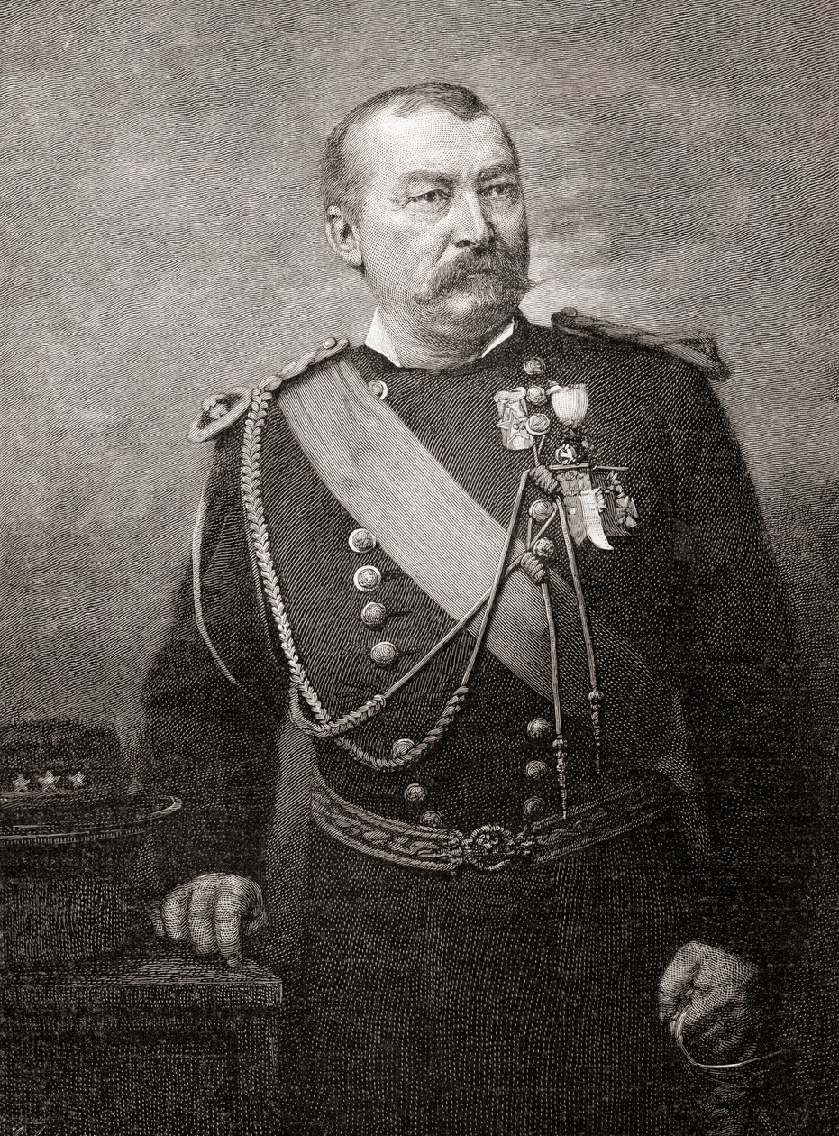 Philip Henry Sheridan, The Century Illustrated Monthly Magazine -lehdestä, julkaistu 1884 (puukaiverrus) af American School