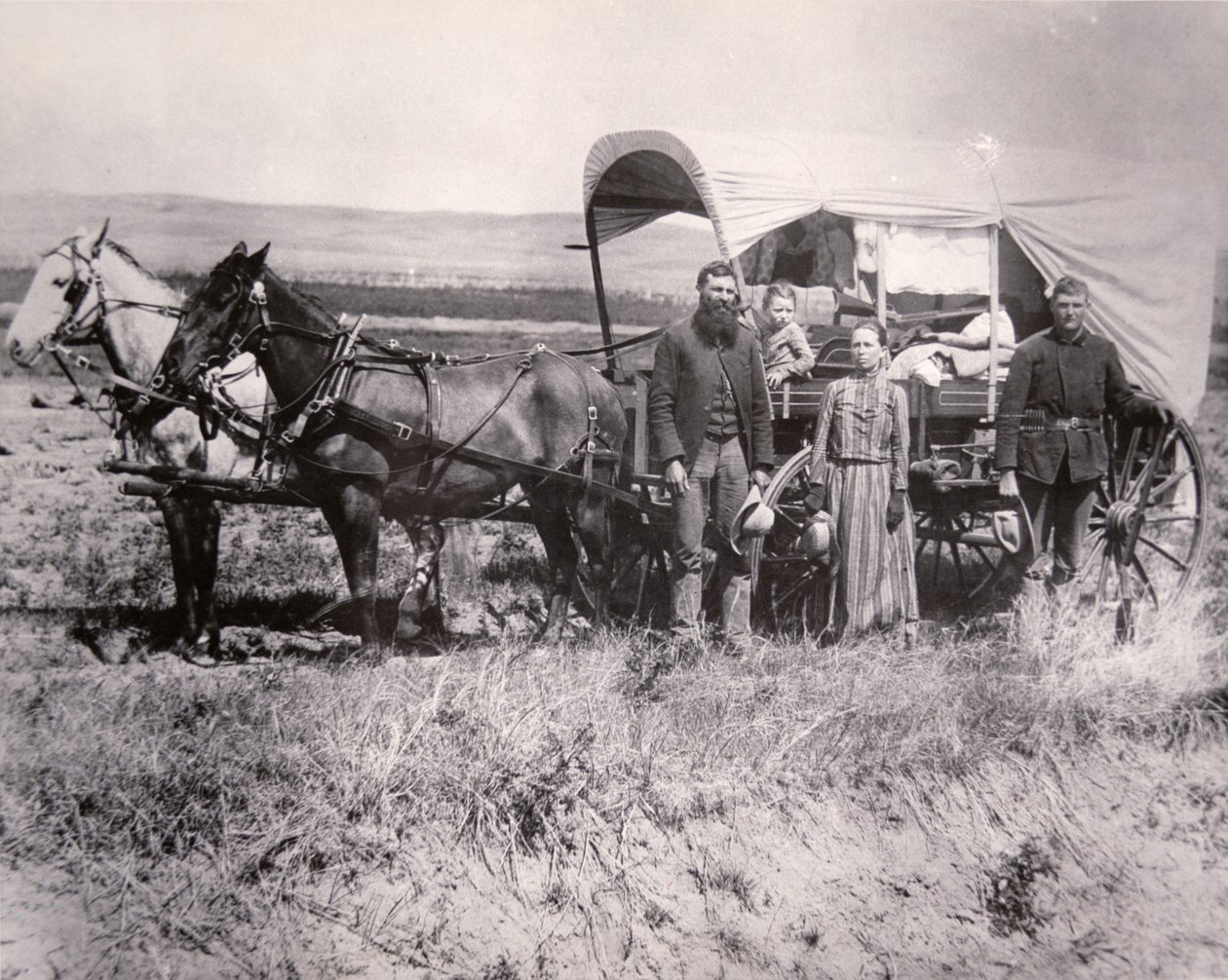 Pionerfamilie i Loup Valley, Nebraska af American School