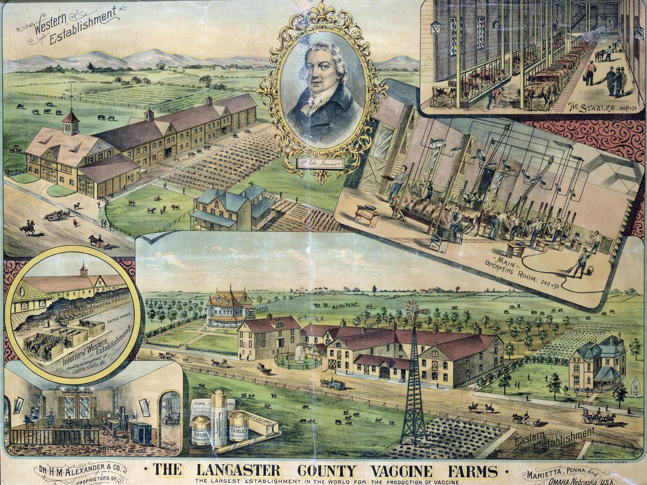 Plan for Lancaster County Vaccine Farms, Nebraska af American School